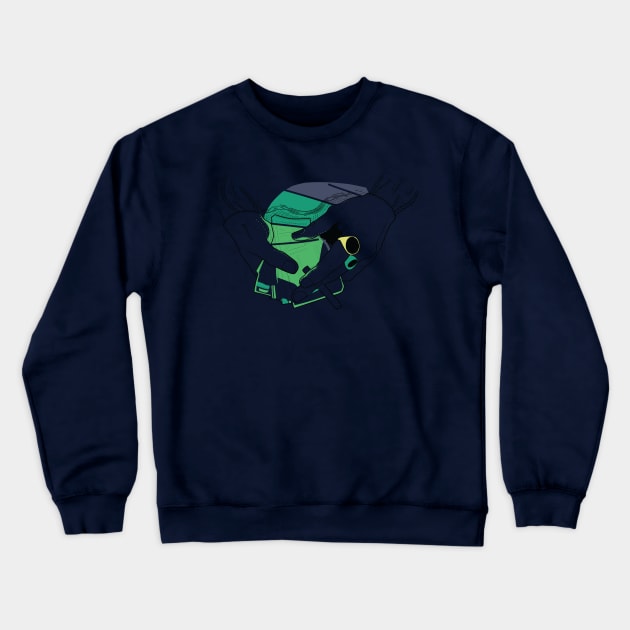 Money Hands Crewneck Sweatshirt by Frajtgorski